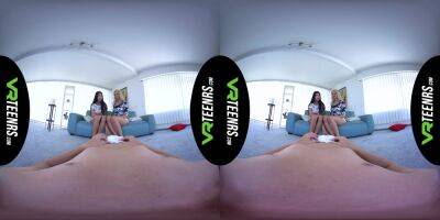Dee - Lady Dee & Katy Sky in Virtual Anal Threesome - VRTeenrs - videotxxx.com