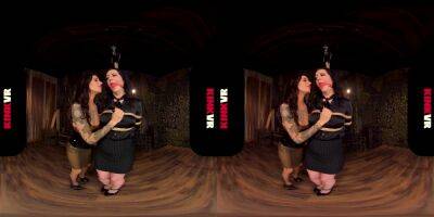 Cherry - Gia - Cherry Torn & Gia DiMarco in Les Spy Games - KinkVR - videotxxx.com