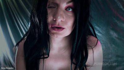 Curvy hot MILF - evil witch solo pussy masturbation and pee pissing (Arya Grander) horror porn - PissVids - videotxxx.com