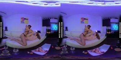 Rikki Lee - Marie - Black Light Vibes Lesbian Strapon Kama Sutra Trying Sex Positions Smoking Mary Jane Drinking Bubbly - videotxxx.com